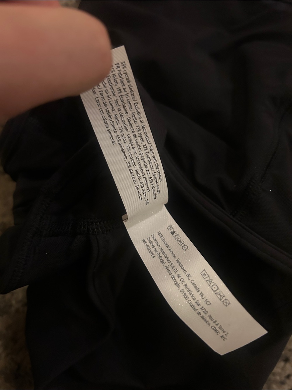 Lululemon Bend This Mesh Bandeau and V-Neck Bra Light Support, A–C Cups L/XL - Picture 5 of 5